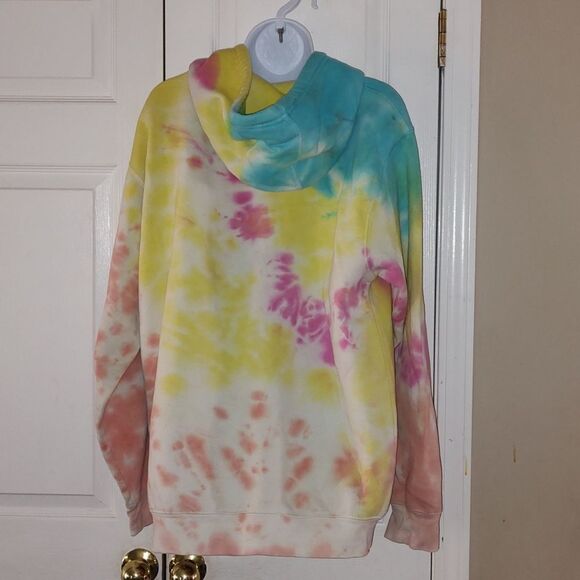 Tie dye Sunflower  Inspire Hoodie Sweatshirt   Sz L - Picture 3 of 4